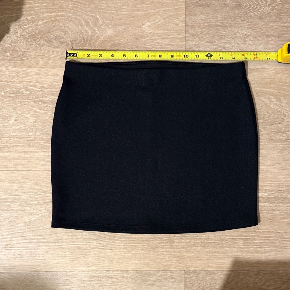 Express mini skirt black leopard S Small